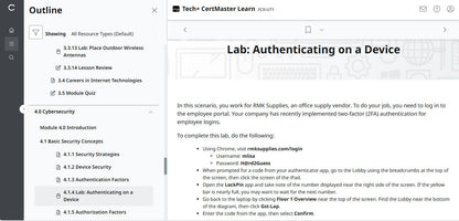CertMaster Learn Tech+ (V6)  - FC0-U71  (2 Months)