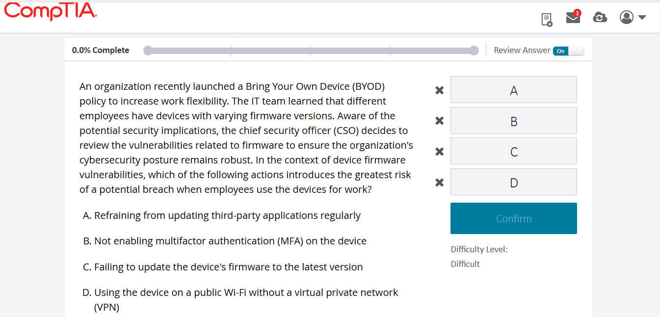 Best Price CompTIA Integrated CertMaster Learn + Labs for Security+ (SY0-701) – 3-Month Access