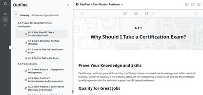 Best Offer  ✅ CompTIA PenTest+ CertMaster Perform  PT0-003 (V3) (3 Month Access)